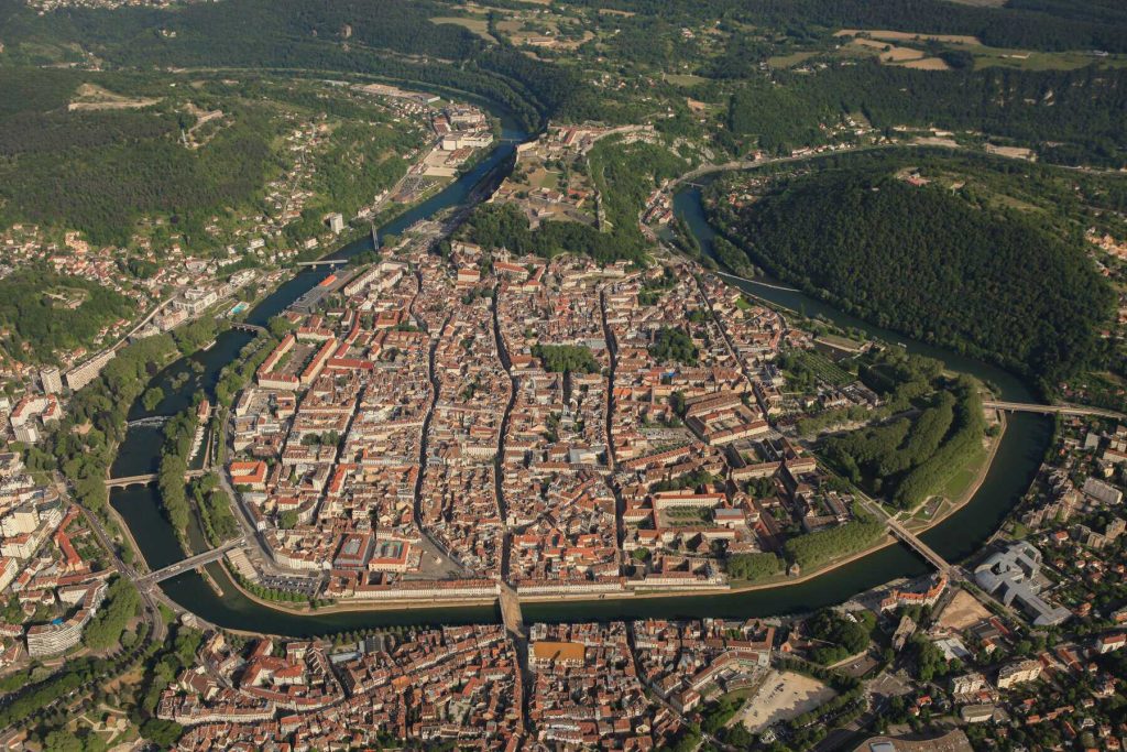 besancon vu du ciel